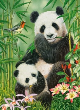 Пазл 1000 деталей. Панда Бранч