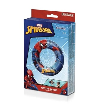 Bestway Marvel Надувной круг для плавания для детей 56 см Человек-Паук 98003
