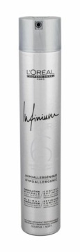 LOREAL INFINIUM PURE SOFT BEZZAPACHOWY ŚREDNIO MOCNY LAKIER DO WŁOSÓW 500ML