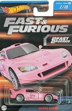 HOT WHEELS FAST & FURIOUS HONDA S2000 1:64 2/10 SERIA 3
