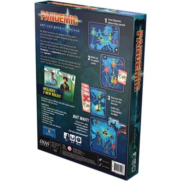 Pandemic Asmodee - Настольная игра - Кооперативная игра - Французский язык