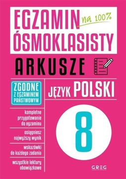 Egzamin ósmoklasisty - arkusze. Język polski