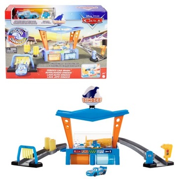 Гараж Dinoco Автомойка Mattel GTK91