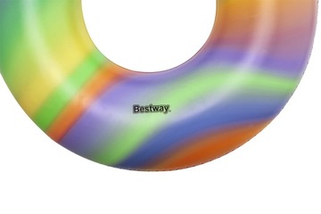 DMUCHANE KOŁO 119 cm TĘCZA BESTWAY 36352