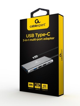 Концентратор USB-C USB-C PD 2xHDMI 3xUSB 3.0 Адаптер USB Type-C PD мощностью 100 Вт