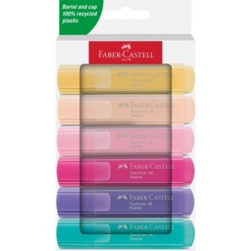 Faber-Castell: Текстовий маркер пастельний, набір 6 шт.