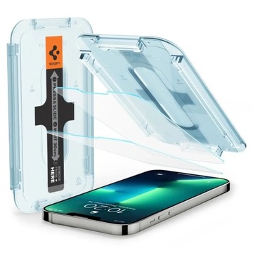 Szkło hartowane Spigen Glas.tR EZ-FIT do Apple iPhone 13 / 13 Pro / 14 2szt