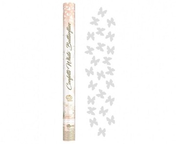 Трубка конфетти Съемка белых бабочек Бабочки Свадьба Свадьба 60 см