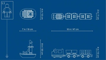 LEGO(R) DUPLO 10875 Товарный поезд