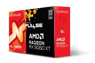 Графическая карта Sapphire Radeon RX 9060 XT Pulse OC 16 ГБ GDDR6