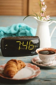 РАДИО БУДИЛЬНИК ADLER AD1121 РАДИО AM/FM СВЕТОДИОД ЧЕРНЫЙ