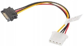 КАБЕЛЬ ПИТАНИЯ LANBERG SATA M НА MOLEXF 15 СМ