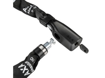 Застежка AXA Absolute 8/110, цепочка 8 мм/110 см с навесным замком