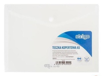 STRIGO-KOPERTA A5 PP A'1 POZIOMA TRANSPARENTNA