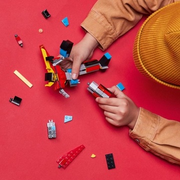 LEGO Creator 3 в 1 Супер Робот 31124 Самолет Реактивный Дракон Кубики 3 в 1
