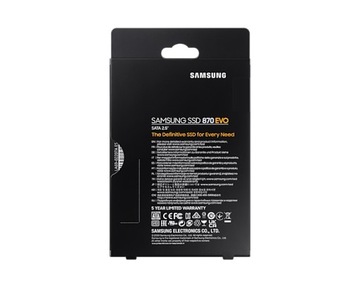 SSD-накопитель Samsung 870 Evo SATA III емкостью 4 ТБ