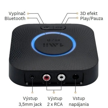 Аудиоприемник B06HD Bluetooth 5 aptX HD 50 м