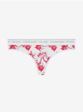 CALVIN KLEIN DAMSKIE STRINGI THONG WHITE r. S