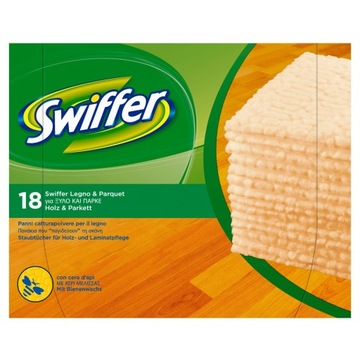 SWIFFER ŚCIERKI SUCHE WOSK DREWNO/PARKIET 18 szt DE