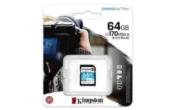 Карта памяти KINGSTON Canvas Go-Plus SDXC 64 ГБ