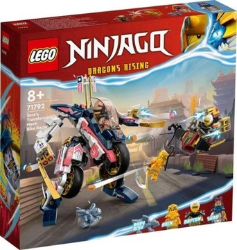 LEGO NINJAGO Гоночный мотоцикл на мехах Соры (71792)