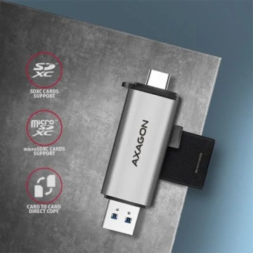 Внешний кард-ридер CRE-SAC USB3.2 Gen 1+