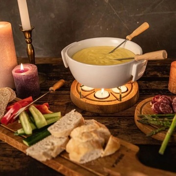 Набор для фондю BOSKA Twinkle белый