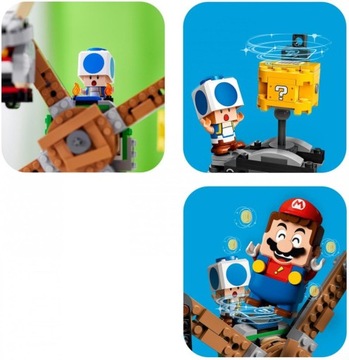 LEGO SUPER MARIO 71390 WALKA Z REZNORAMI-ZESTAW UZ
