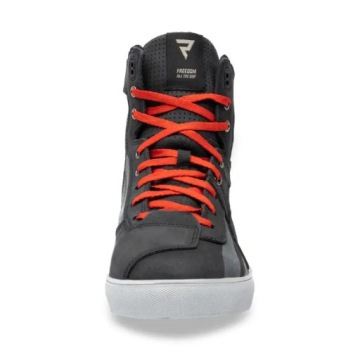 Кожаные ботинки / мотоциклетные кроссовки Rebelhorn Vandal Printed Black/Red, размер 42