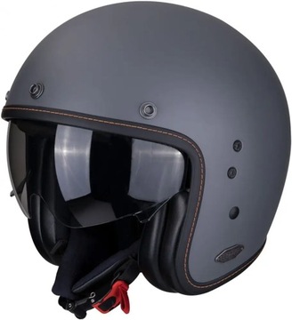 Kask motocyklowy SCORPION BELFAST solid matowy cementowy szary XXL