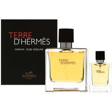 Hermès Terre D'Hermes zestaw woda perfumowana spray 75ml EDP + 12.5ml EDP