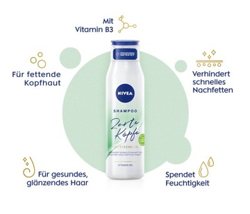 NIVEA ZARTE KOPFE шампунь для волос 300 мл