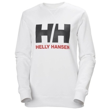 HELLY HANSEN BLUZA DAMSKA LOGO CREW SWEAT BIAŁA -M