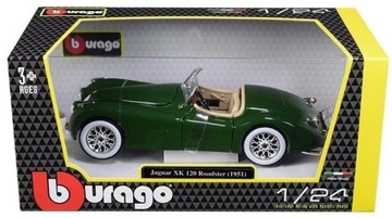 BBurago Jaguar XK 120 SE Родстер красный 1:24
