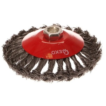 БОКОВАЯ ПРОВОЛОЧНАЯ ЩЕТКА 125мм M14 ВИТАЯ ПРОВОЛОКА