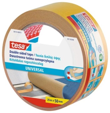 ПРОЧНАЯ КОВРОВАЯ ЛЕНТА TESA SANDARD 25 М X 50 ММ
