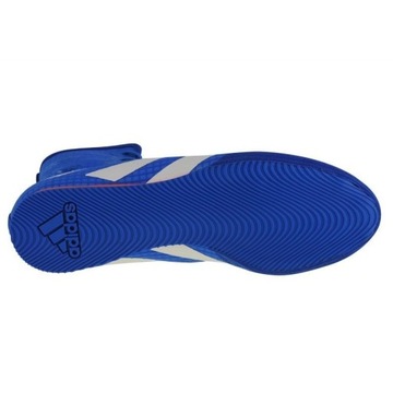 Боксерские кроссовки ADIDAS BOX HOG 4, синие, размер 42, 2/3