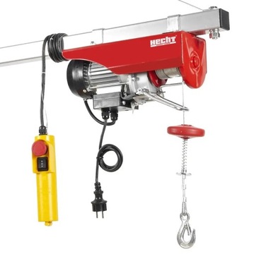 HECHT 8425 ЭЛЕКТРИЧЕСКАЯ ТРОСОВАЯ ЛЕБЕДКА МОЩНОСТЬ 450ВТ НАГРУЗКА 250КГ ТЯГА