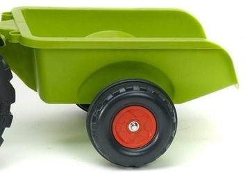 Трактор FALK Green Claas с педалями и прицепом + БОЛЬШОЙ звуковой сигнал для автомобиля 2 года+