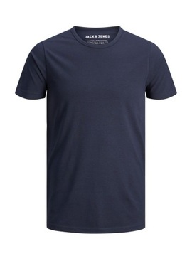 Jack&Jones T-Shirt Basic 12058529 Granatowy Stretch Fit