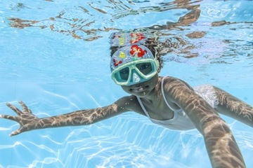 МАСКА ДЛЯ ДЕВОЧКИ ДЛЯ ДАЙВИНГА ОЧКИ ДЛЯ ПЛАВАНИЯ Русалка Ариэль