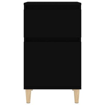 Тумбочка прикроватная, черная, 40х35х70 см Лумарко!