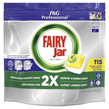 Tabletki do zmywarki FAIRY JAR 115szt