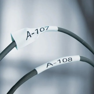 Dymo Rhino 1805436, 19мм х 5,5м, белый принт/белая подложка, оригинальная лента