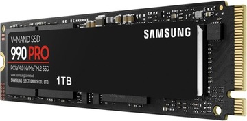 Твердотельный накопитель Samsung 990 PRO с разъемом M.2 емкостью 1 ТБ