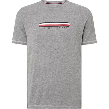 TOMMY HILFIGER KOSZULKA MĘSKA T-SHIRT CN GRAY r.L