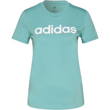 T-shirt damski ADIDAS miętowy z logo M