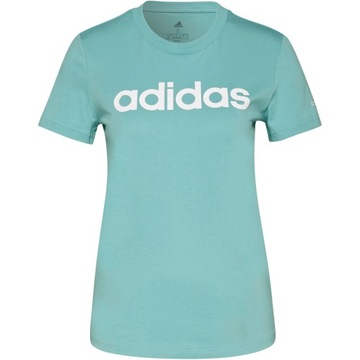 Женская футболка adidas Essentials Linear Slim Tee, размер L