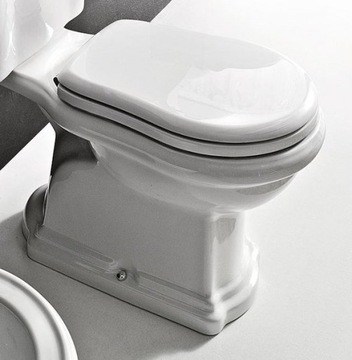 УНИТАЗ KERASAN RETRO COMPACT 72X38,5 CM БЕЛЫЙ 101301
