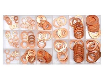 НАБОР МЕДНЫХ ШАЙБ 150 ШТ.